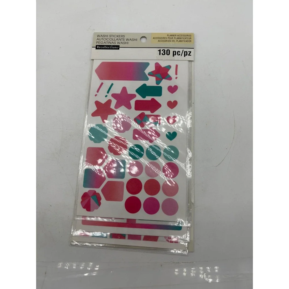 The Happy Planner Sticker Book & Accessory Lot new